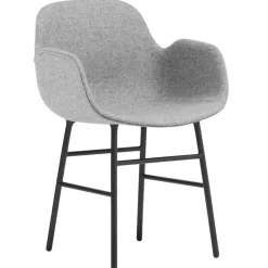 Normann Copenhagen Form armchair, black steel - Synergy 16