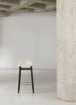 Normann Copenhagen Form bar stool, 65 cm, black oak - Main Line Flax 20