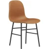 Normann Copenhagen Form chair, black steel - brandy leather Ultra