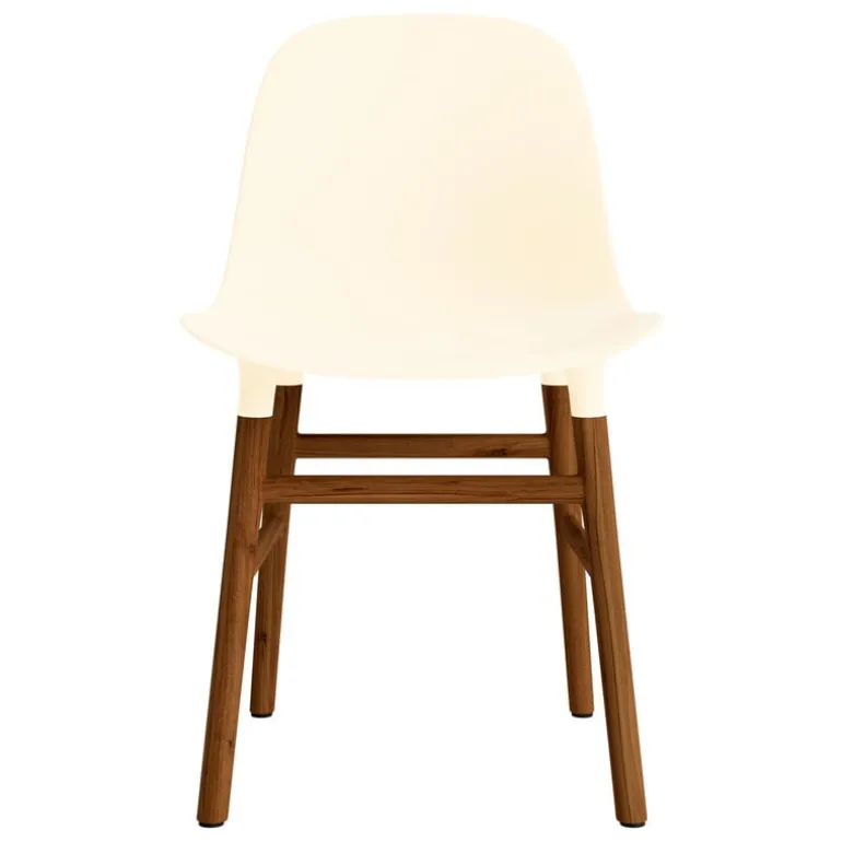 Normann Copenhagen Form chair, cream - walnut