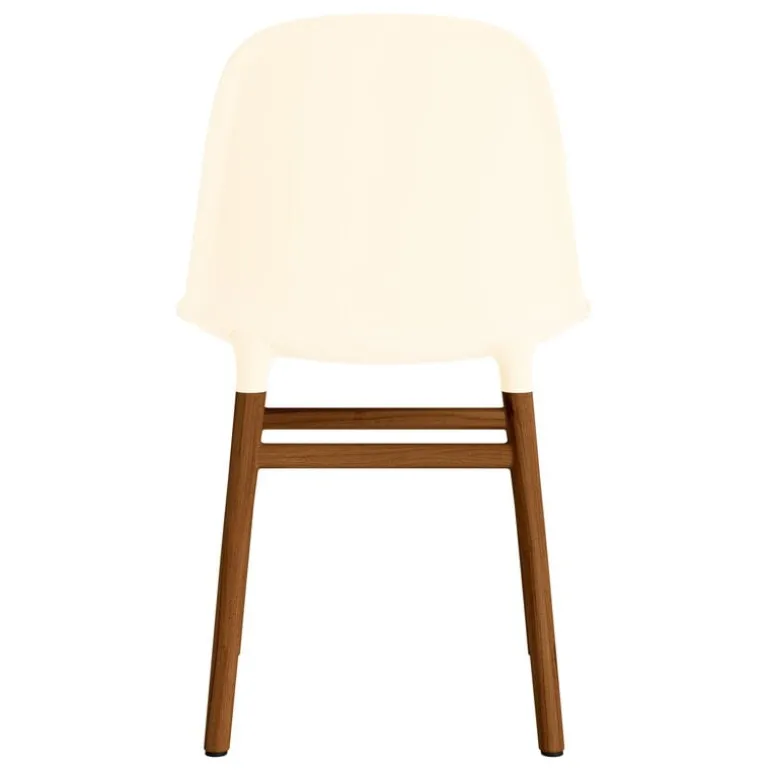 Normann Copenhagen Form chair, cream - walnut
