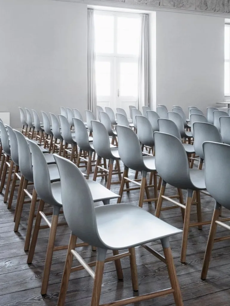 Normann Copenhagen Form chair, grey - oak