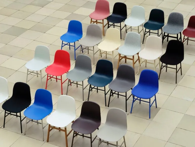 Normann Copenhagen Form chair, warm grey steel - warm grey