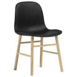 Normann Copenhagen Form chair, oak - black leather Ultra
