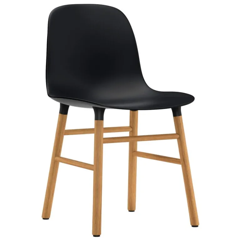Normann Copenhagen Form chair, black - oak