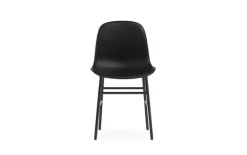 Normann Copenhagen Form chair, black steel - black leather Ultra