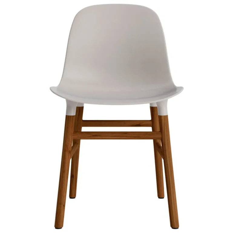 Normann Copenhagen Form chair, warm grey - walnut