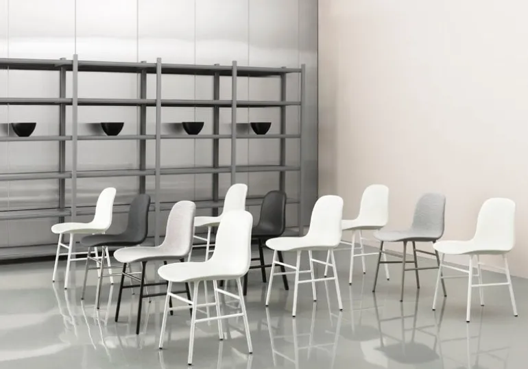 Normann Copenhagen Form chair, black steel - Main Line Flax 20