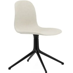 Normann Copenhagen Form Swivel 4L chair, black - Main Line Flax 20