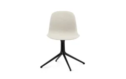 Normann Copenhagen Form Swivel 4L chair, black - Main Line Flax 20