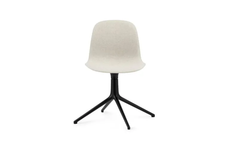Normann Copenhagen Form Swivel 4L chair, black - Main Line Flax 20