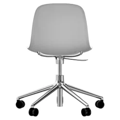 Normann Copenhagen Form Swivel 5W Gaslift chair, white - aluminium