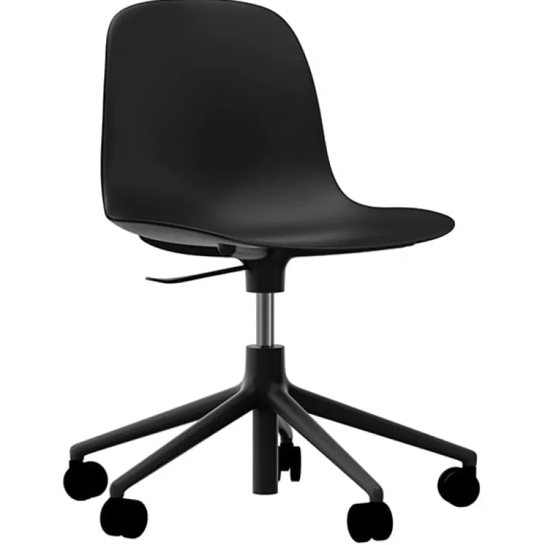 Normann Copenhagen Form Swivel 5W Gaslift chair, black