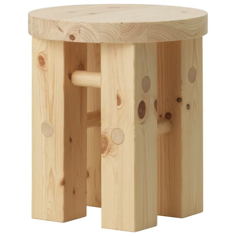 Normann Copenhagen Fyr stool, pine