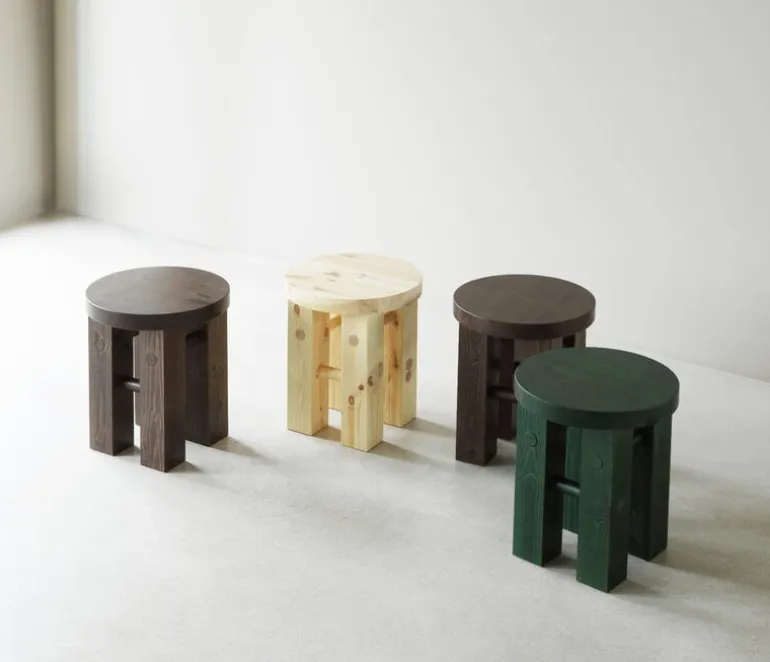 Normann Copenhagen Fyr stool, pine