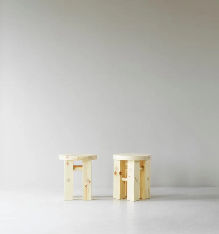 Normann Copenhagen Fyr stool, pine
