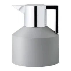 Normann Copenhagen Geo vacuum jug, grey - silver