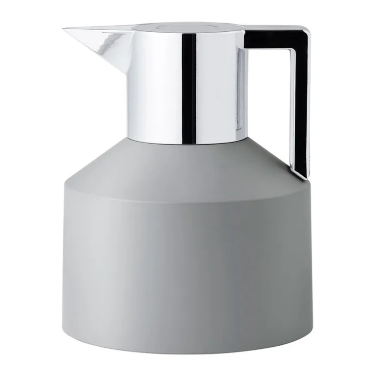 Normann Copenhagen Geo vacuum jug, grey - silver