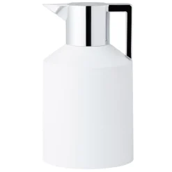 Normann Copenhagen Geo vacuum jug 1,5 L, white - silver