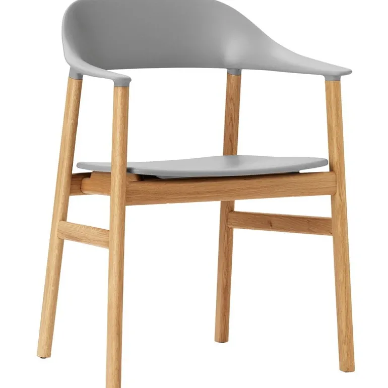 Normann Copenhagen Herit armchair, oak - grey