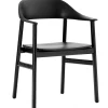 Normann Copenhagen Herit armchair, black oak - black