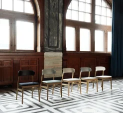 Normann Copenhagen Herit chair,  smoked oak - white