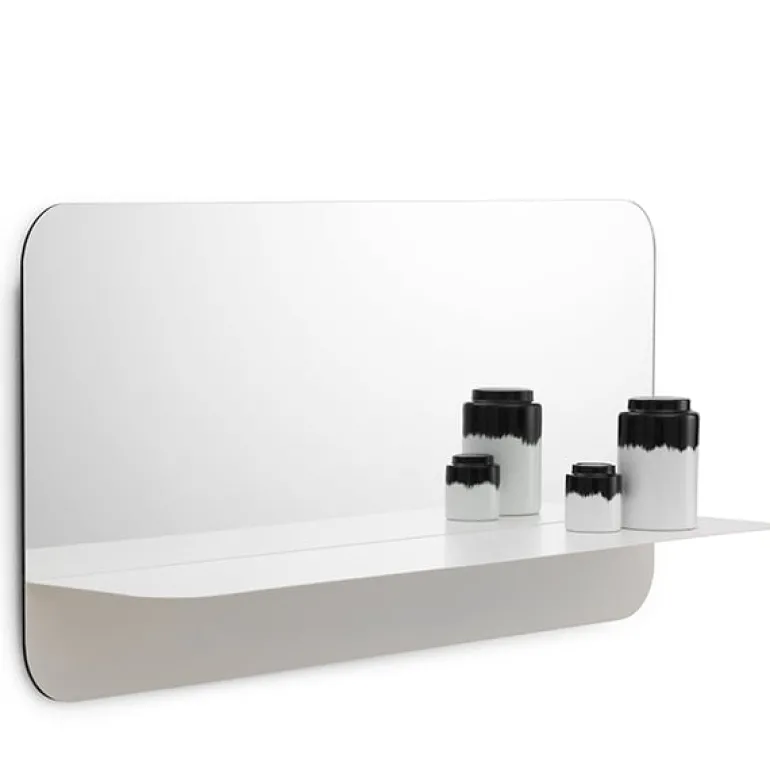 Normann Copenhagen Horizon mirror horizontal, white