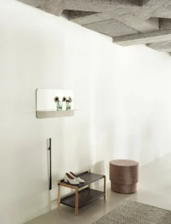 Normann Copenhagen Horizon mirror, horizontal, stainless steel