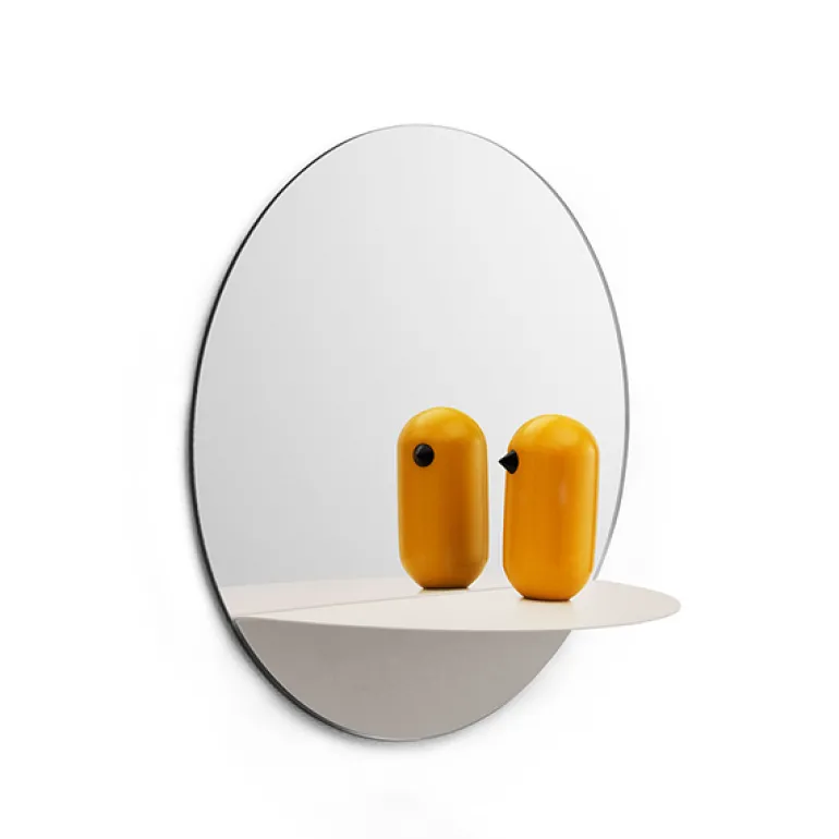 Normann Copenhagen Horizon mirror round, white