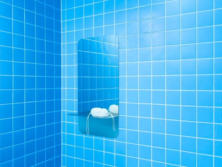 Normann Copenhagen Horizon mirror, vertical, stainless steel