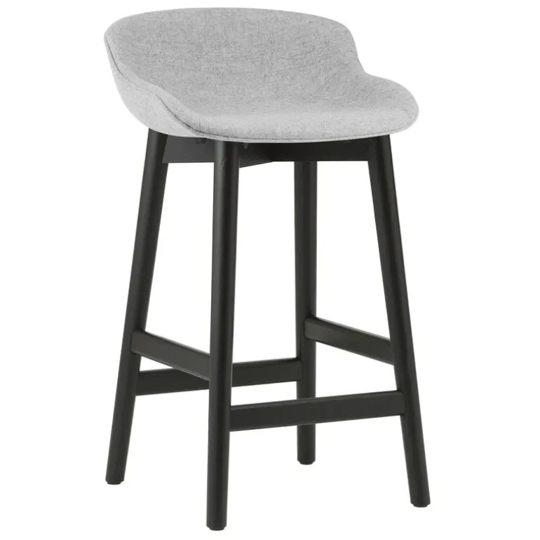 Normann Copenhagen Hyg bar stool, 65 cm, black oak - Synergy 16