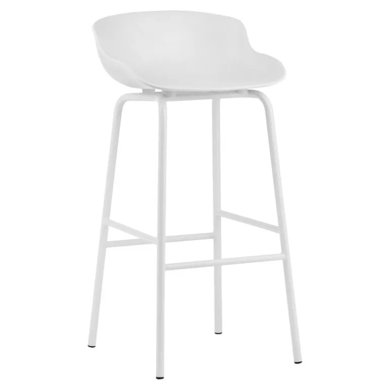 Normann Copenhagen Hyg bar stool, 75 cm, white