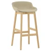 Normann Copenhagen Hyg bar stool, 75 cm, oak - Main Line Flax 20