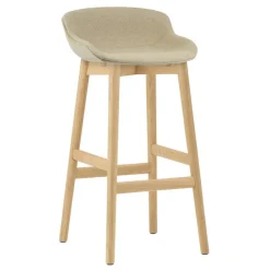 Normann Copenhagen Hyg bar stool, 75 cm, oak - Main Line Flax 20