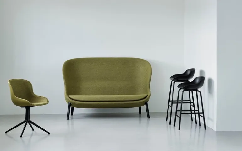 Normann Copenhagen Hyg bar stool, 75 cm, black