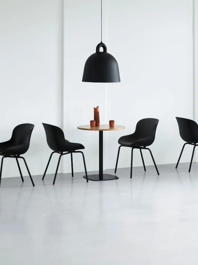 Normann Copenhagen Hyg chair, black steel - Main Line Flax 20