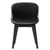 Normann Copenhagen Hyg chair, black oak - black leather Ultra