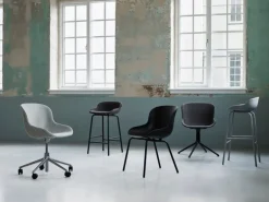 Normann Copenhagen Hyg chair, swivel, black - Synergy 16