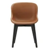 Normann Copenhagen Hyg chair, black oak - brandy leather Ultra