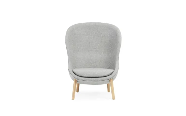 Normann Copenhagen Hyg lounge chair, high, oak - Synergy 16