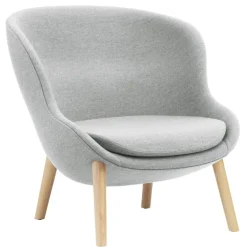 Normann Copenhagen Hyg lounge chair, low, oak - Synergy 16