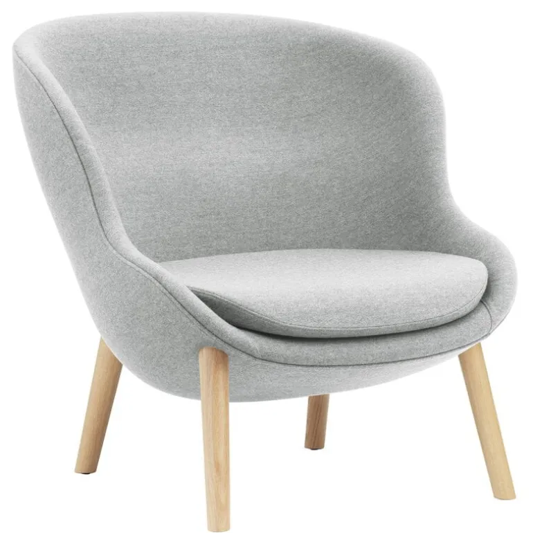Normann Copenhagen Hyg lounge chair, low, oak - Synergy 16