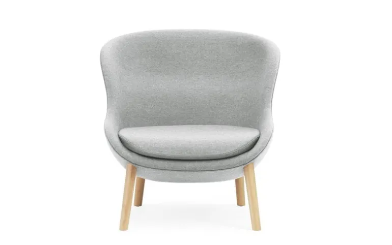 Normann Copenhagen Hyg lounge chair, low, oak - Synergy 16