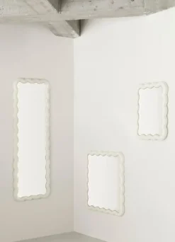 Normann Copenhagen Illu mirror, 65 x 50 cm, white