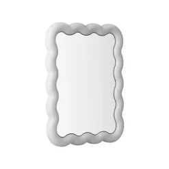 Normann Copenhagen Illu mirror, 65 x 50 cm, white