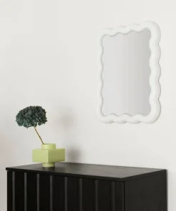 Normann Copenhagen Illu mirror, 65 x 50 cm, white