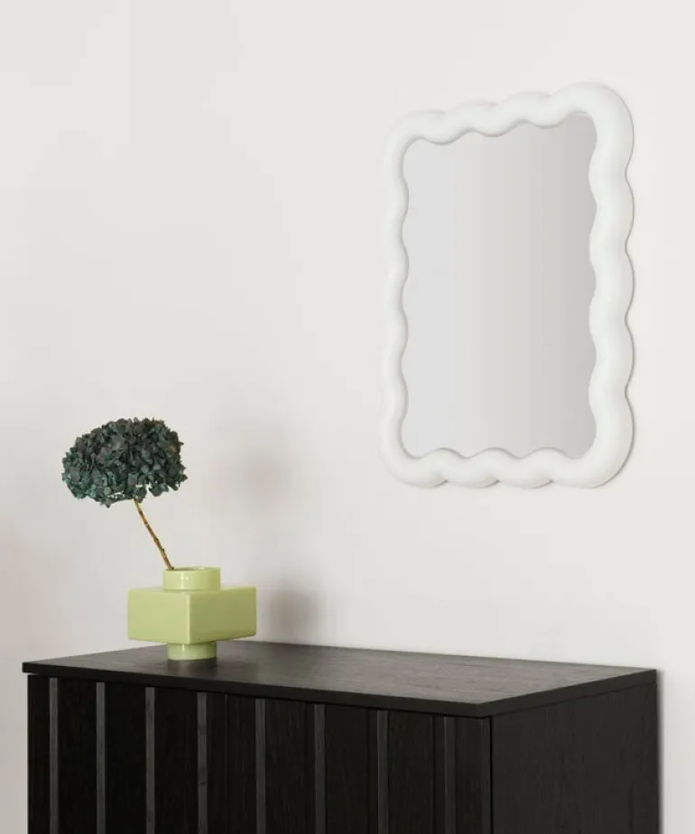 Normann Copenhagen Illu mirror, 65 x 50 cm, white