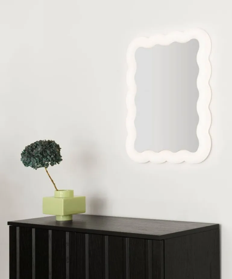 Normann Copenhagen Illu mirror, 65 x 50 cm, white
