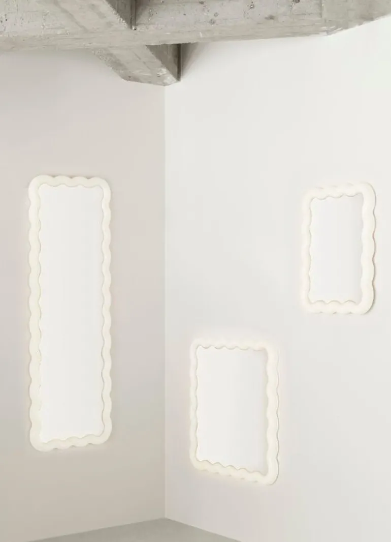 Normann Copenhagen Illu mirror, 65 x 50 cm, white
