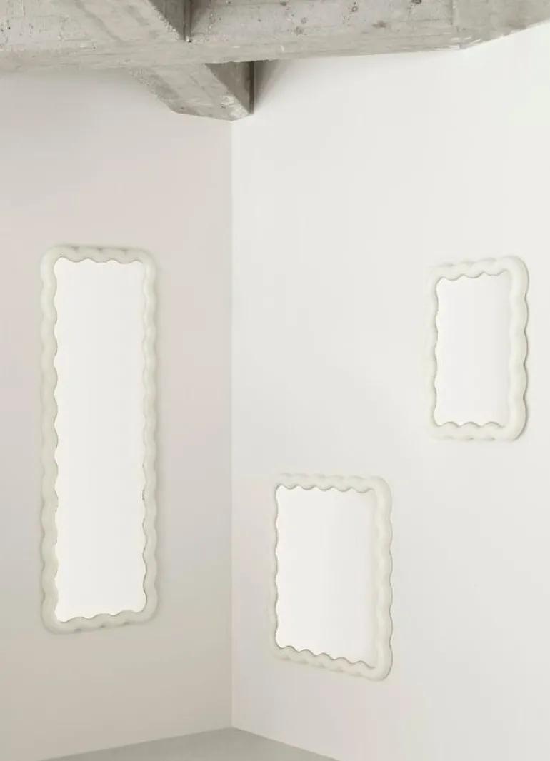 Normann Copenhagen Illu mirror, 160 x 55 cm, white